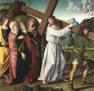 Op weg naar Golgotha door Marco Palmezzano